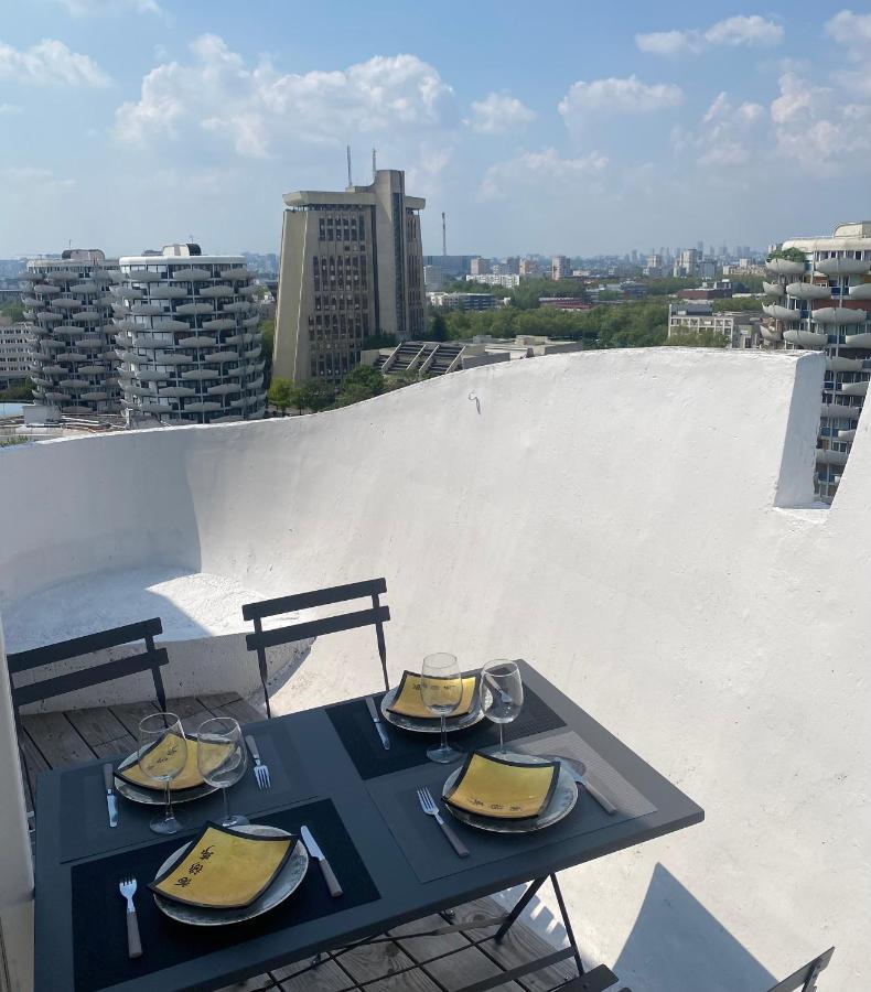 14Eme Et Der Etage "Arty" Avec 2 Chambres Et Vue Panoramique ! Créteil Eksteriør billede