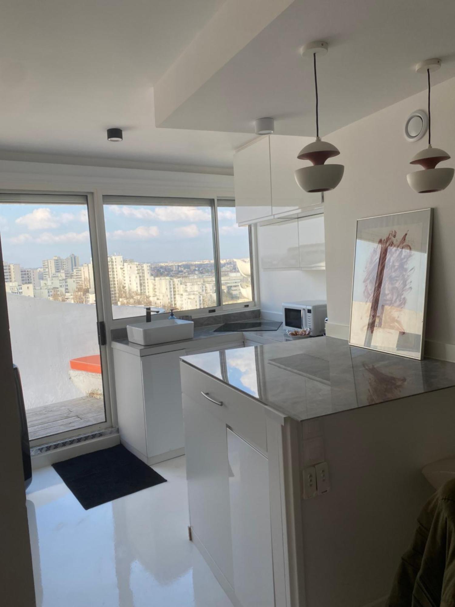14Eme Et Der Etage "Arty" Avec 2 Chambres Et Vue Panoramique ! Créteil Eksteriør billede